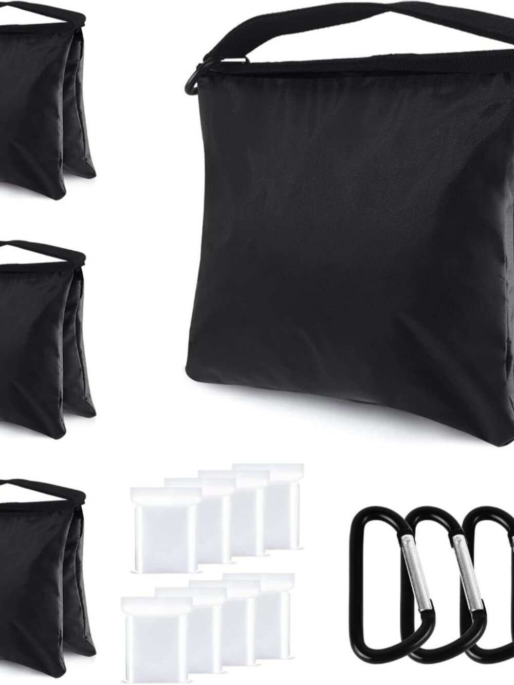 Photography Sandbag for Video Stand 4 Packs,BlackNo Sand
